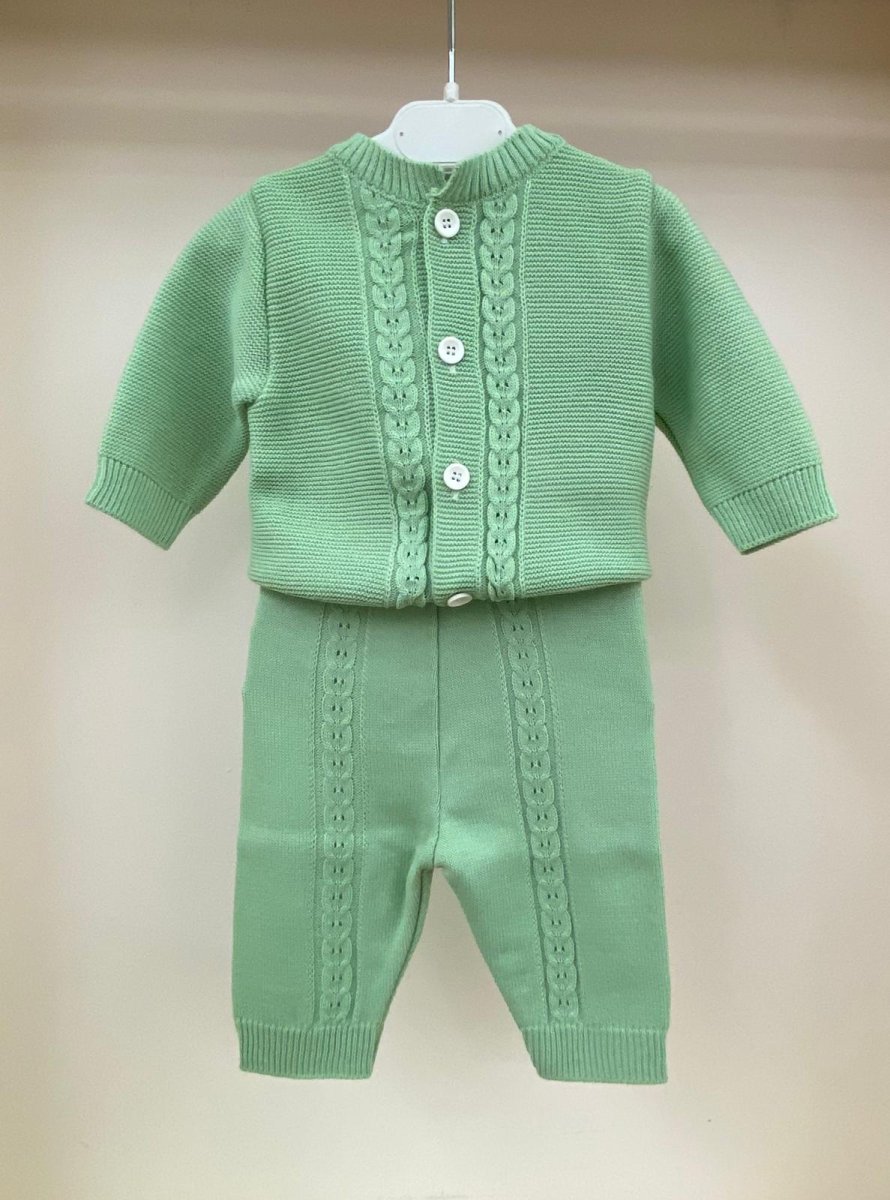 Completo due pezzi verde Pappa e Latte